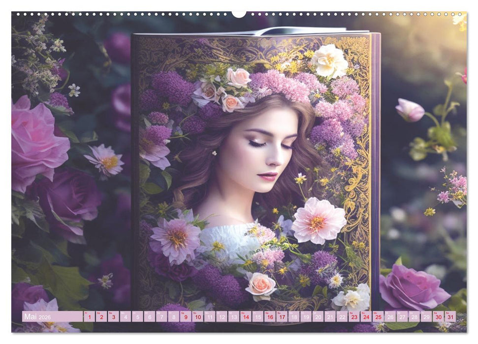 Buch-Cover-Art Fantasy (CALVENDO Wandkalender 2026)