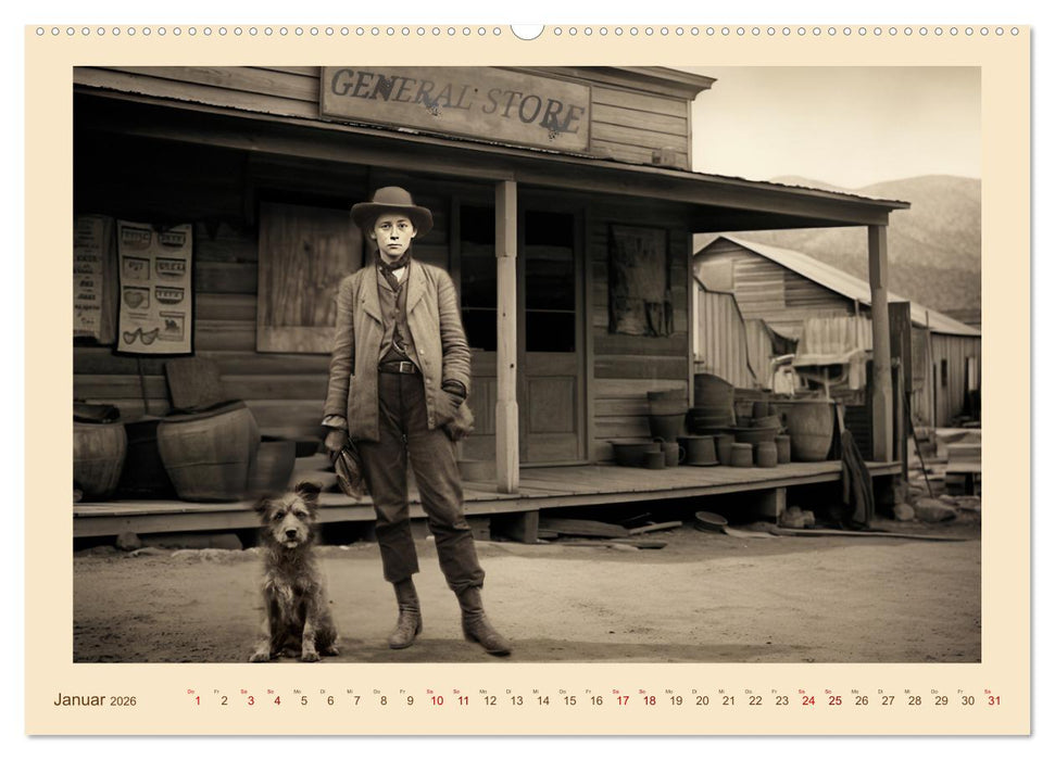 Wyoming 1890 (CALVENDO Premium Wandkalender 2026)