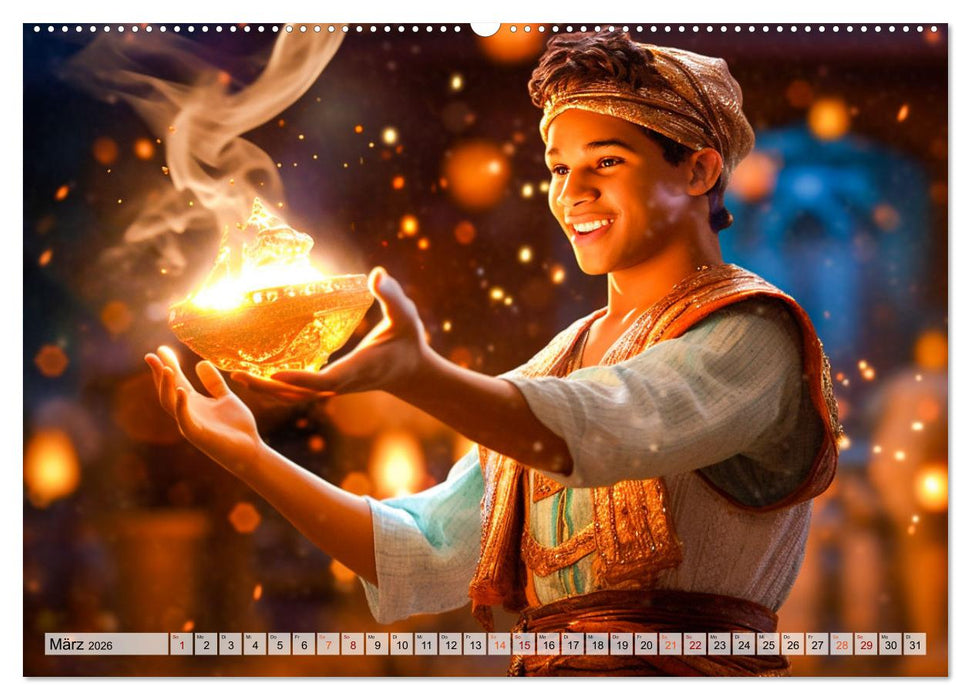 Zauberhafte Märchen aus aller Welt (CALVENDO Wandkalender 2026)