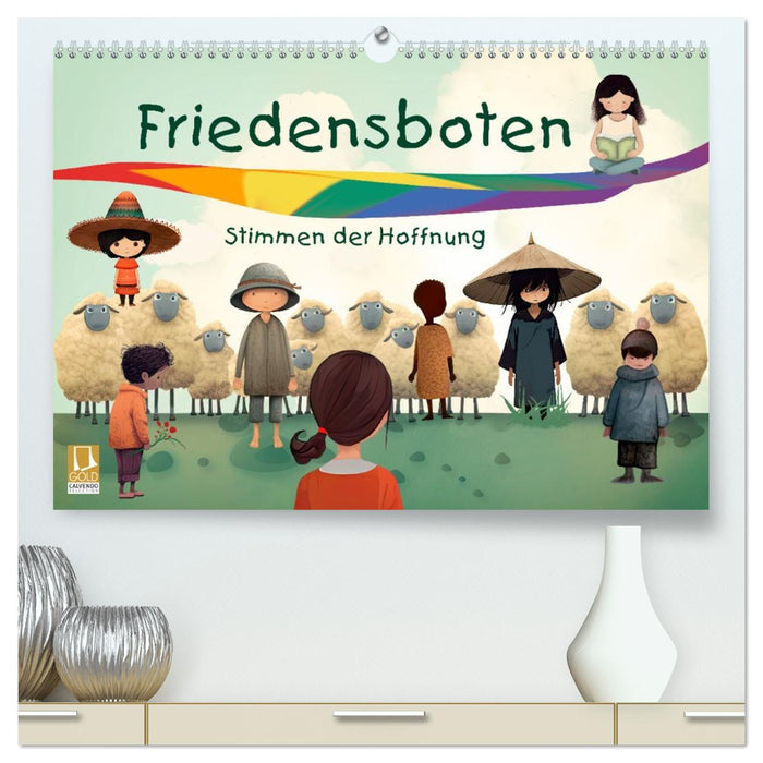 Friedensboten - Stimmen der Hoffnung (CALVENDO Premium Wandkalender 2026)