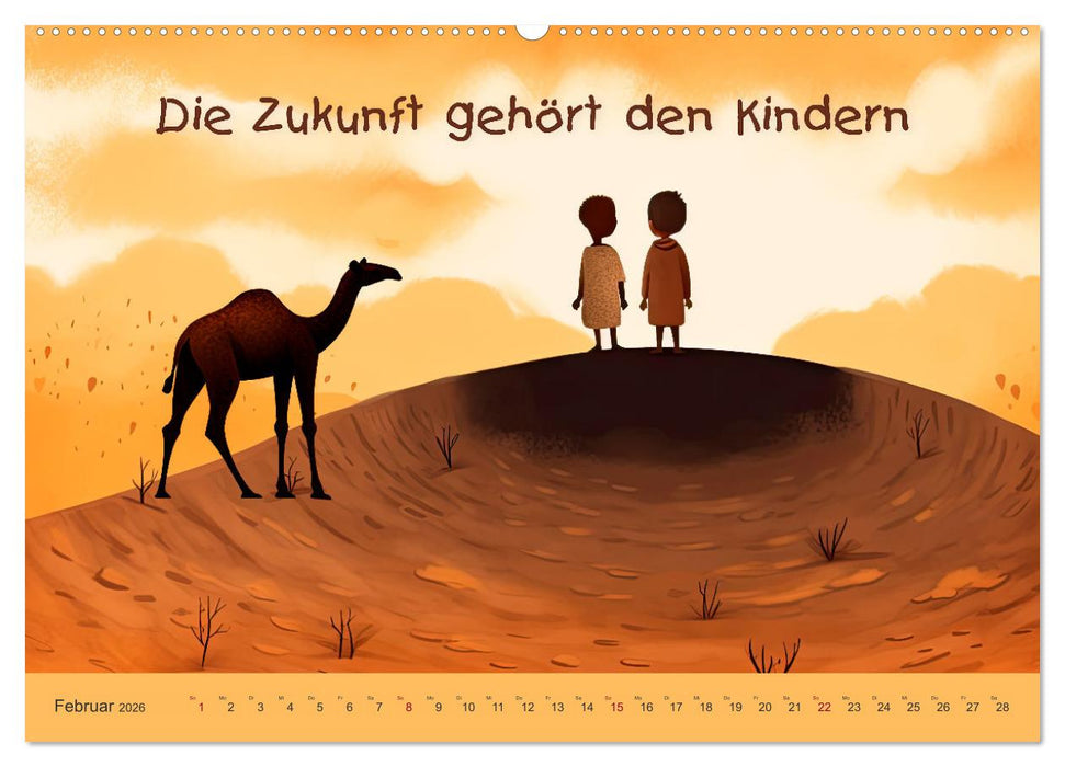 Friedensboten - Stimmen der Hoffnung (CALVENDO Premium Wandkalender 2026)