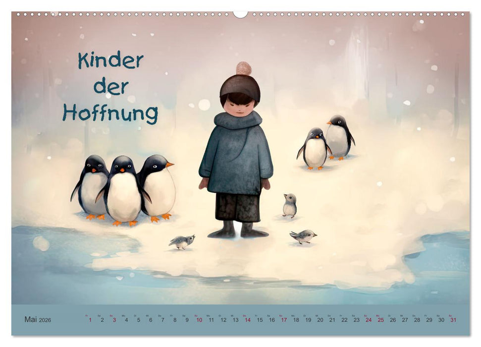 Friedensboten - Stimmen der Hoffnung (CALVENDO Premium Wandkalender 2026)