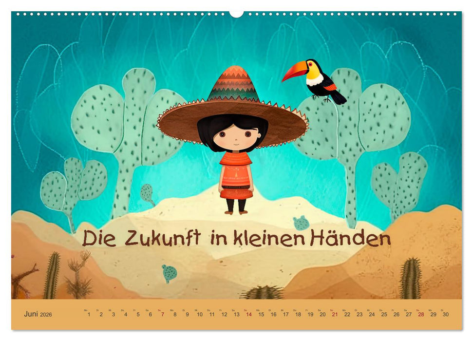 Friedensboten - Stimmen der Hoffnung (CALVENDO Premium Wandkalender 2026)