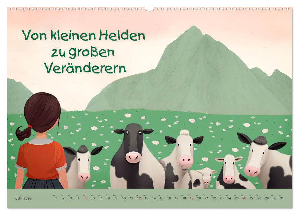 Friedensboten - Stimmen der Hoffnung (CALVENDO Premium Wandkalender 2026)