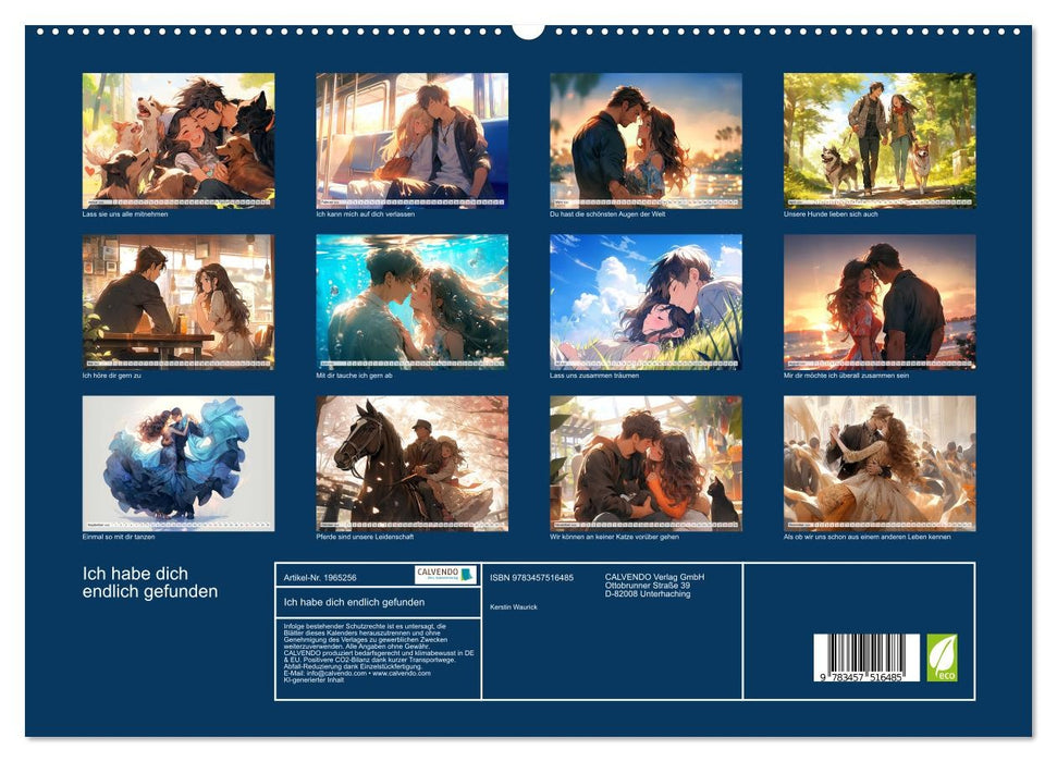 Ich habe dich endlich gefunden (CALVENDO Premium Wandkalender 2026)
