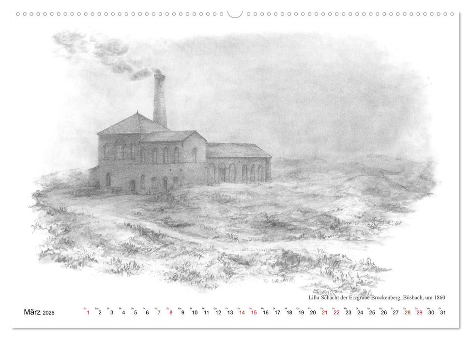 ZeitZeichnen - Reise in Stolbergs Vergangenheit (CALVENDO Wandkalender 2026)