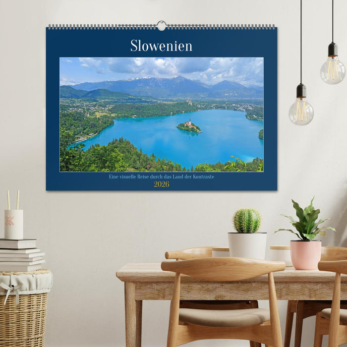 Slowenien - Eine visuelle Reise durch das Land der Kontraste (CALVENDO Wandkalender 2026)
