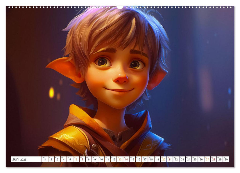 Abenteuer in Burgenstadt (CALVENDO Premium Wandkalender 2026)