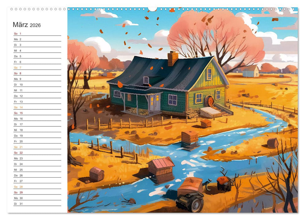Das Leben auf dem Land (CALVENDO Premium Wandkalender 2026)