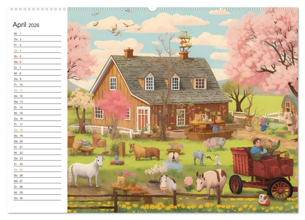 Das Leben auf dem Land (CALVENDO Premium Wandkalender 2026)