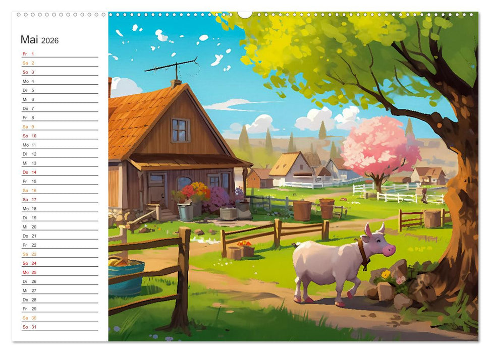Das Leben auf dem Land (CALVENDO Premium Wandkalender 2026)