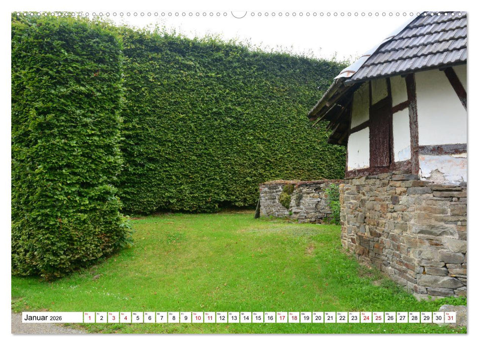 Faszinierende Hecken - Grüne Schönheiten im Monschauer Land (CALVENDO Premium Wandkalender 2026)