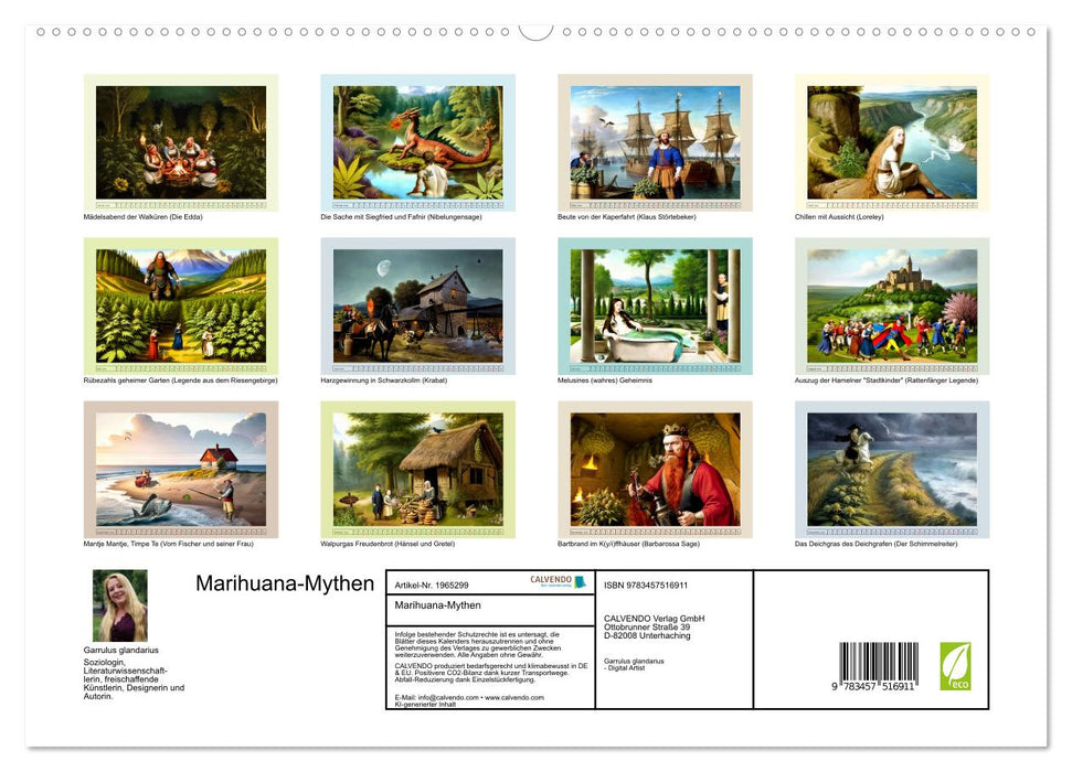 Marihuana-Mythen (CALVENDO Premium Wandkalender 2026)