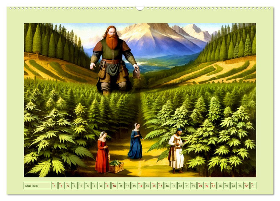 Marihuana-Mythen (CALVENDO Premium Wandkalender 2026)
