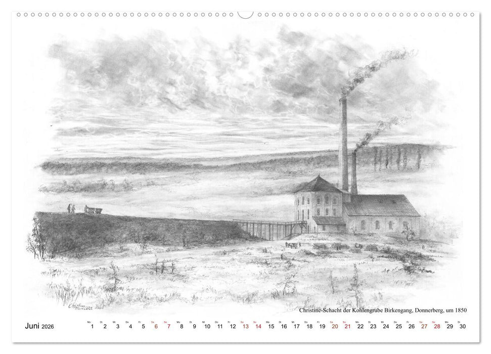 ZeitZeichnen - Reise in Stolbergs Vergangenheit (CALVENDO Premium Wandkalender 2026)