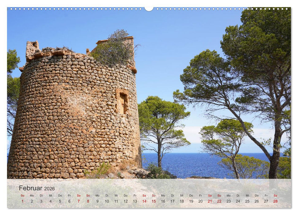 Cala Deia - Mallorcas Traumbucht (CALVENDO Wandkalender 2026)