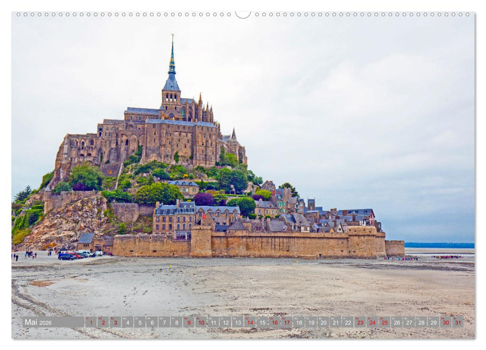 Normandie - Eine vielfältige Region (CALVENDO Wandkalender 2026)