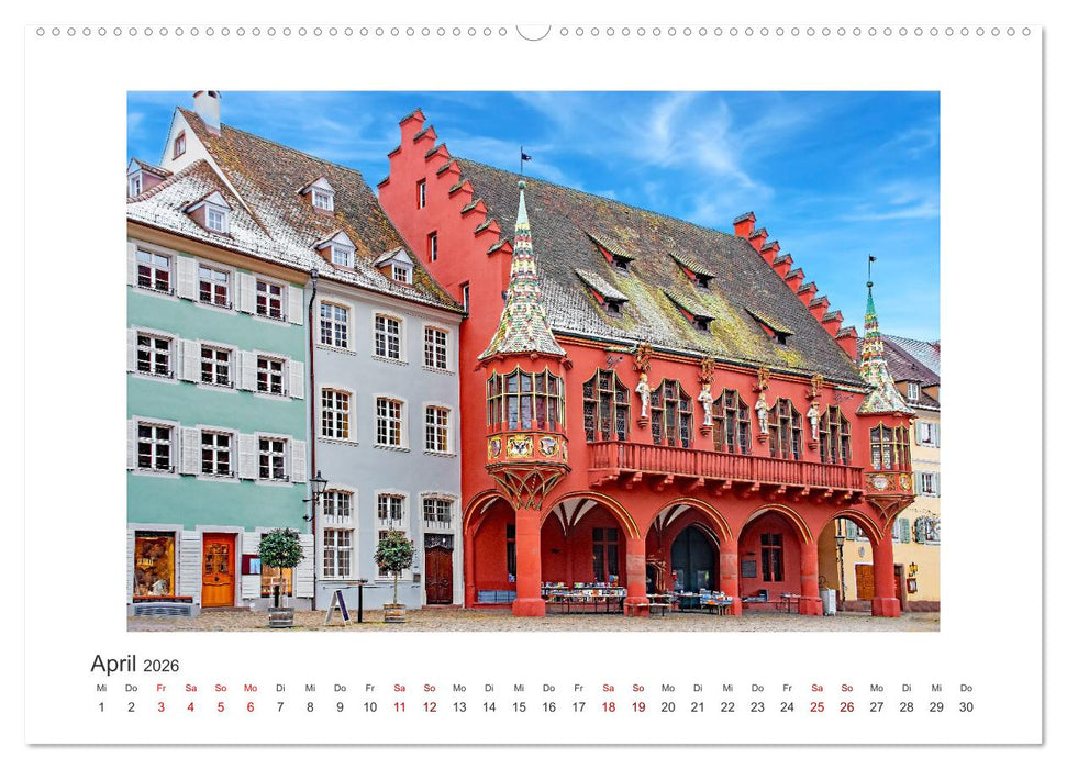 Freiburg - Breisgau Metropole (CALVENDO Wandkalender 2026)