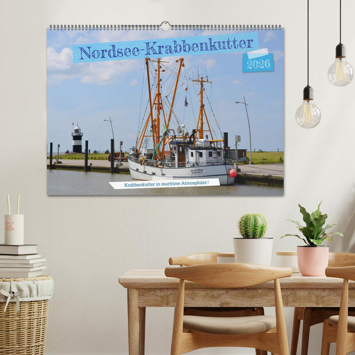 Nordsee-Krabbenkutter (CALVENDO Wandkalender 2026)