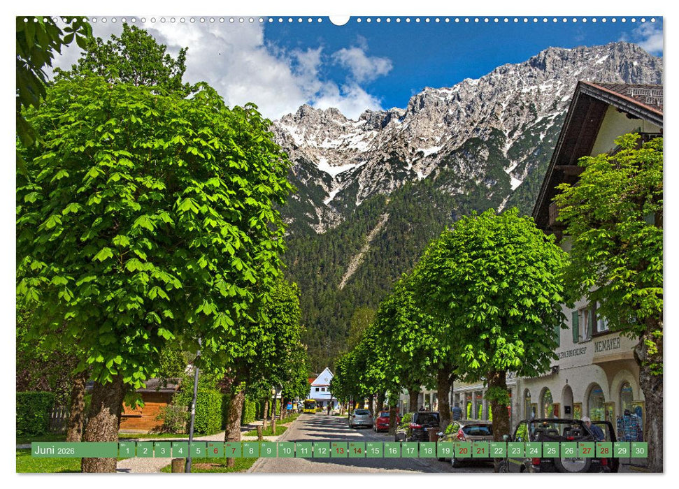 Mittenwald - Perle des Werdenfelser Landes (CALVENDO Premium Wandkalender 2026)