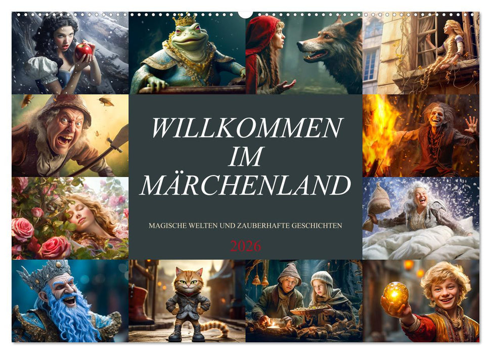 Willkommen im Märchenland (CALVENDO Wandkalender 2026)