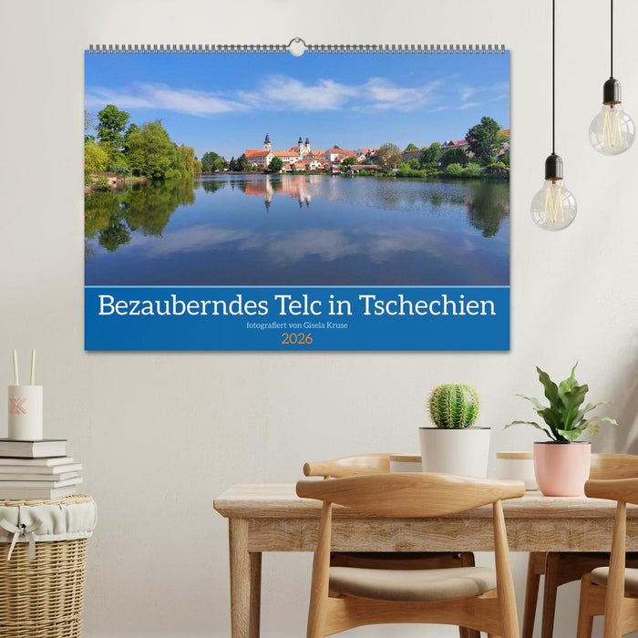 Bezauberndes Telc in Tschechien (CALVENDO Wandkalender 2026)