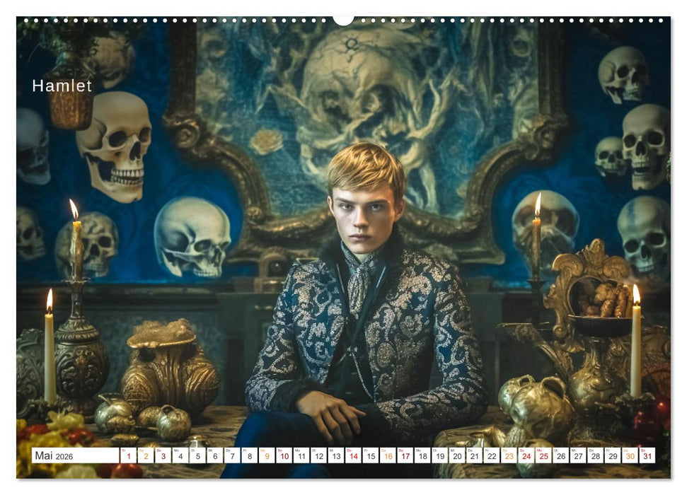 Bücher der Weltliteratur (CALVENDO Wandkalender 2026)