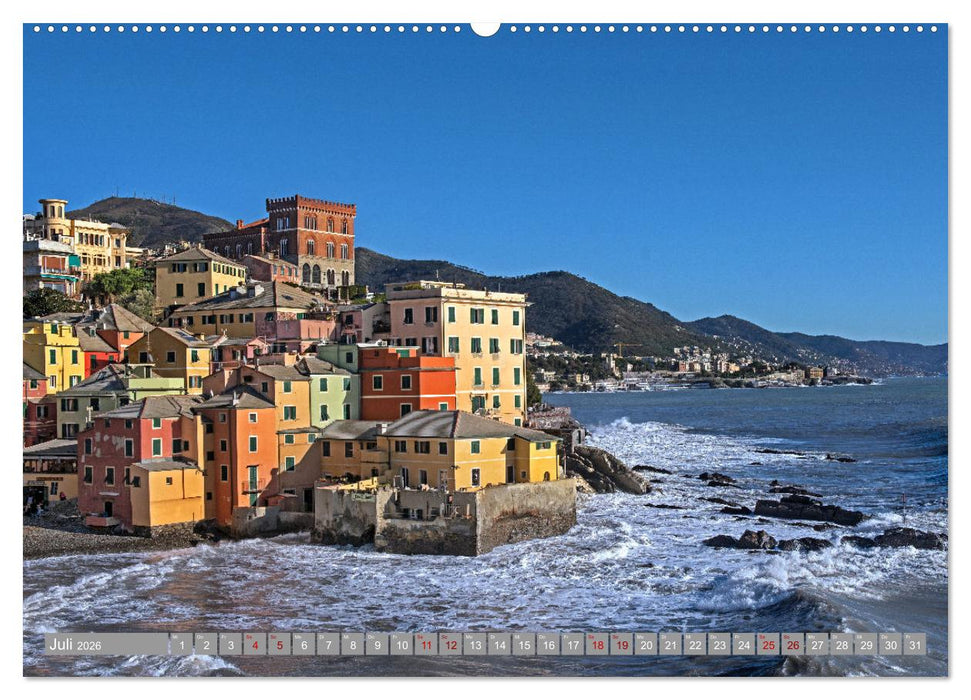Die zeitlose Schönheit von Genua (CALVENDO Premium Wandkalender 2026)