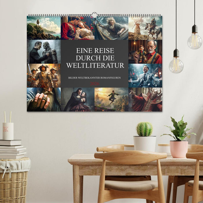 Eine Reise durch die Weltliteratur (CALVENDO Wandkalender 2026)