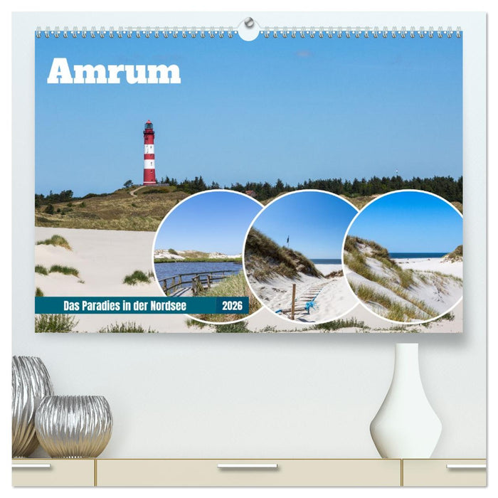 Amrum - Das Paradies in der Nordsee (CALVENDO Premium Wandkalender 2026)