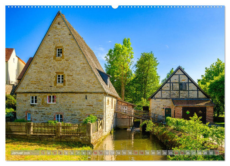 Ein Blick auf Büren in Westfalen (CALVENDO Wandkalender 2026)