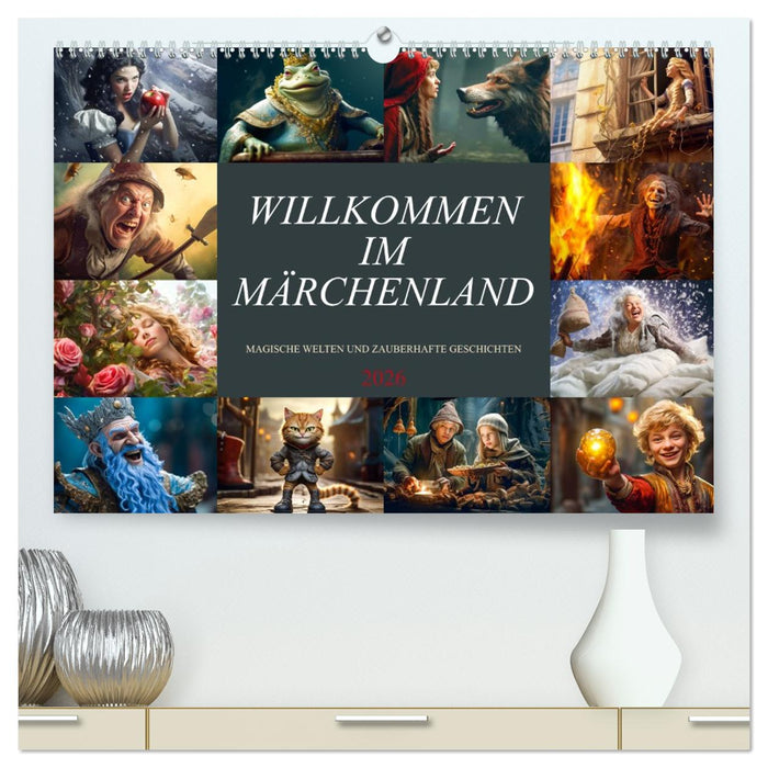 Willkommen im Märchenland (CALVENDO Premium Wandkalender 2026)