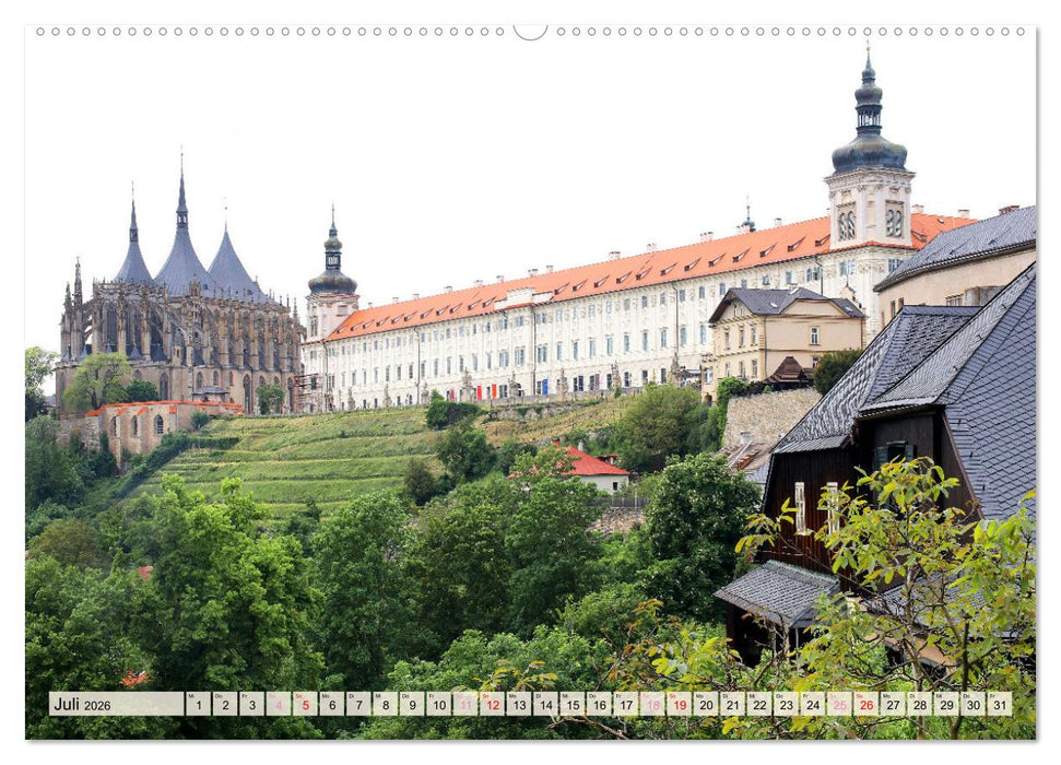 Liberec und Kutna Hora in Tschechien (CALVENDO Premium Wandkalender 2026)