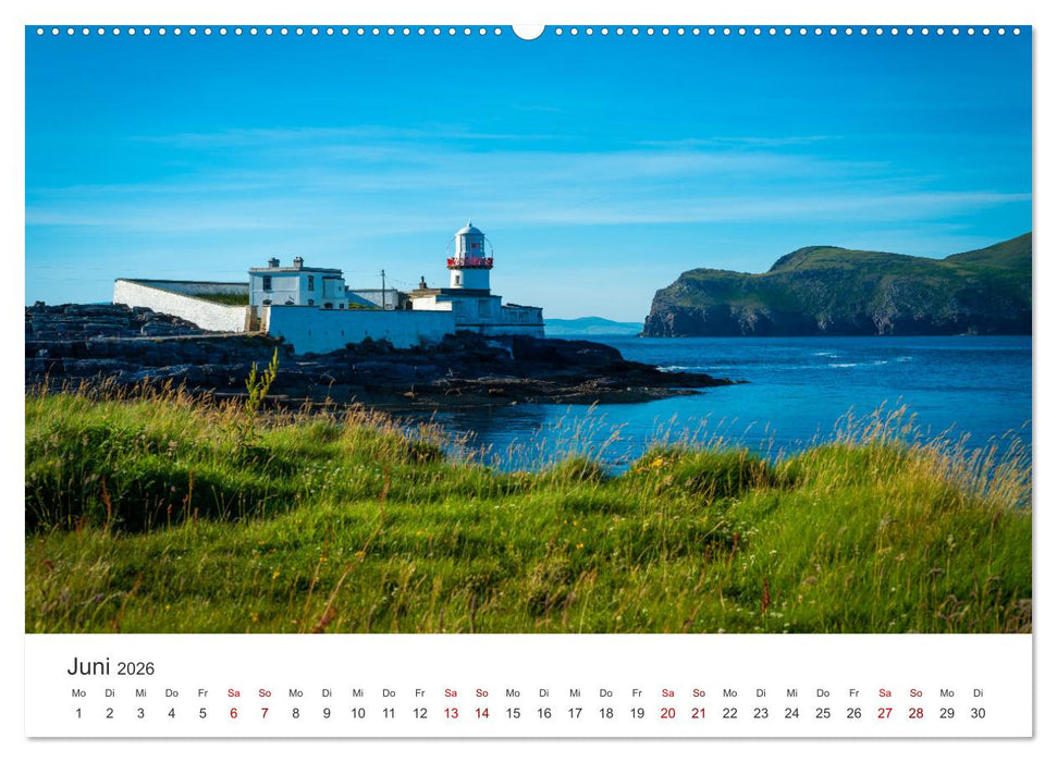 Leuchttürme Irlands (CALVENDO Wandkalender 2026)