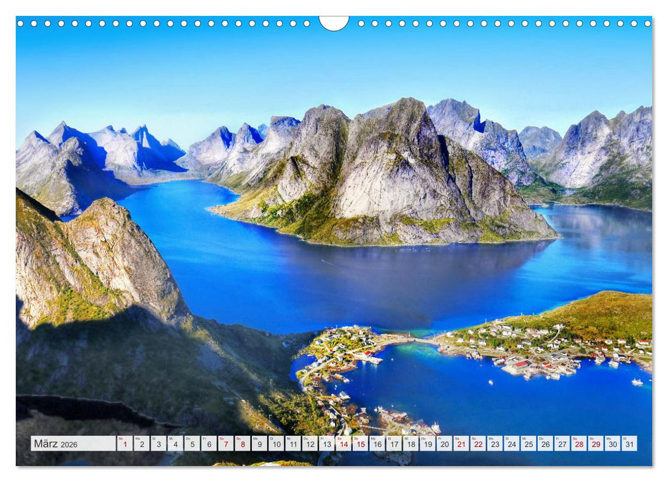 Lofoten, Schönheit der Natur (CALVENDO Wandkalender 2026)