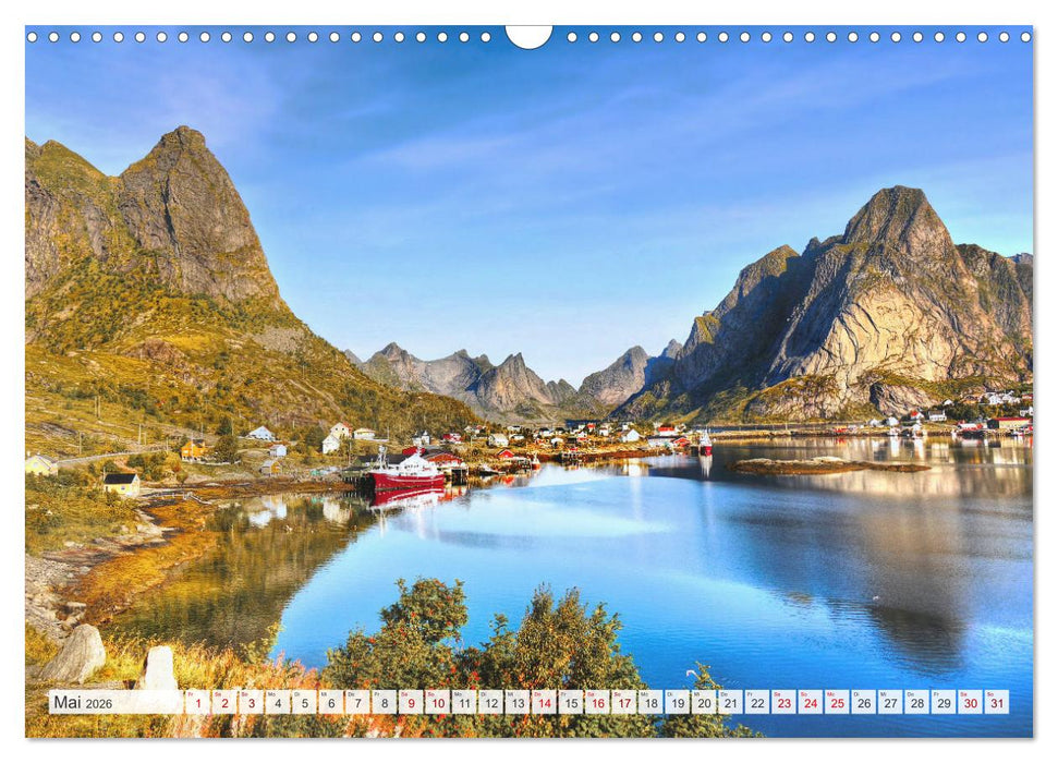 Lofoten, Schönheit der Natur (CALVENDO Wandkalender 2026)