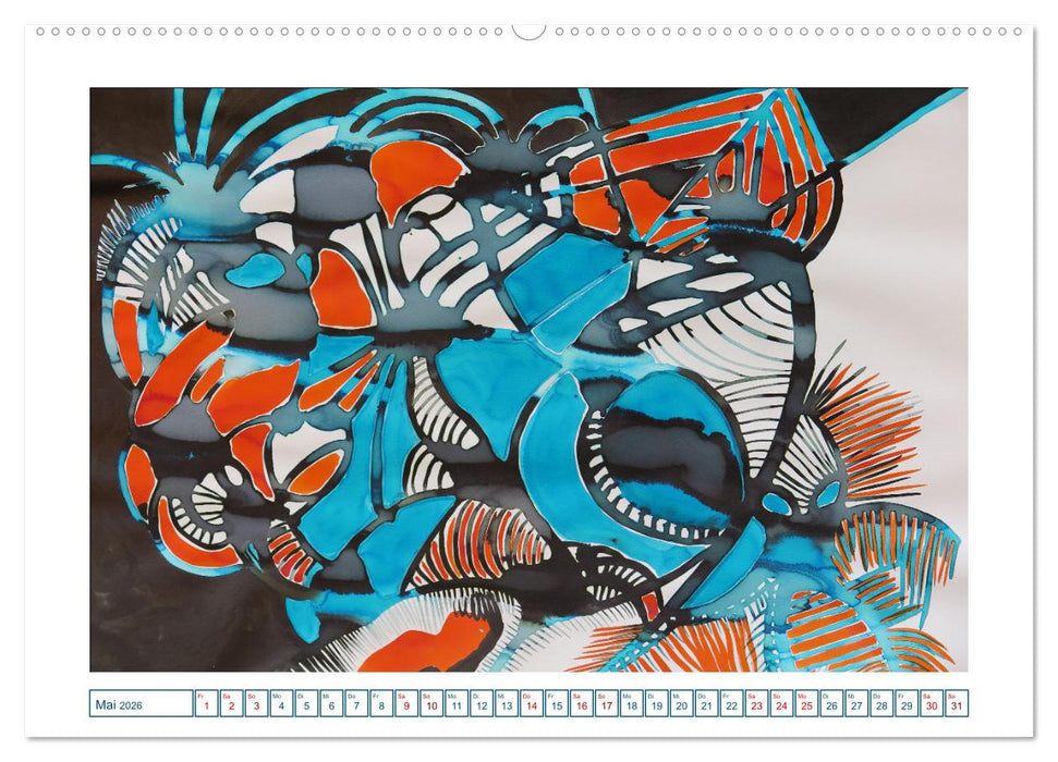 Farbverläufe Lieblingsfarbe Bunt (CALVENDO Premium Wandkalender 2026)