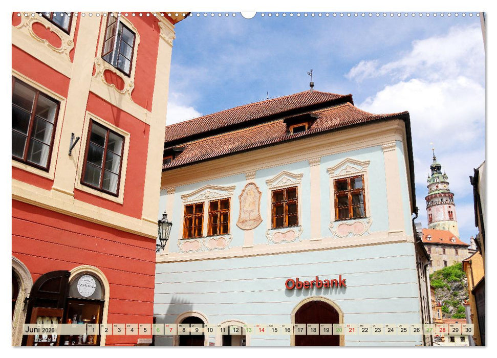 Krumau in Tschechien (CALVENDO Wandkalender 2026)