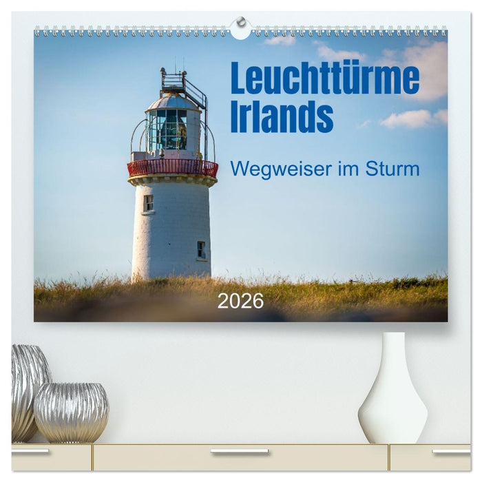 Leuchttürme Irlands (CALVENDO Premium Wandkalender 2026)