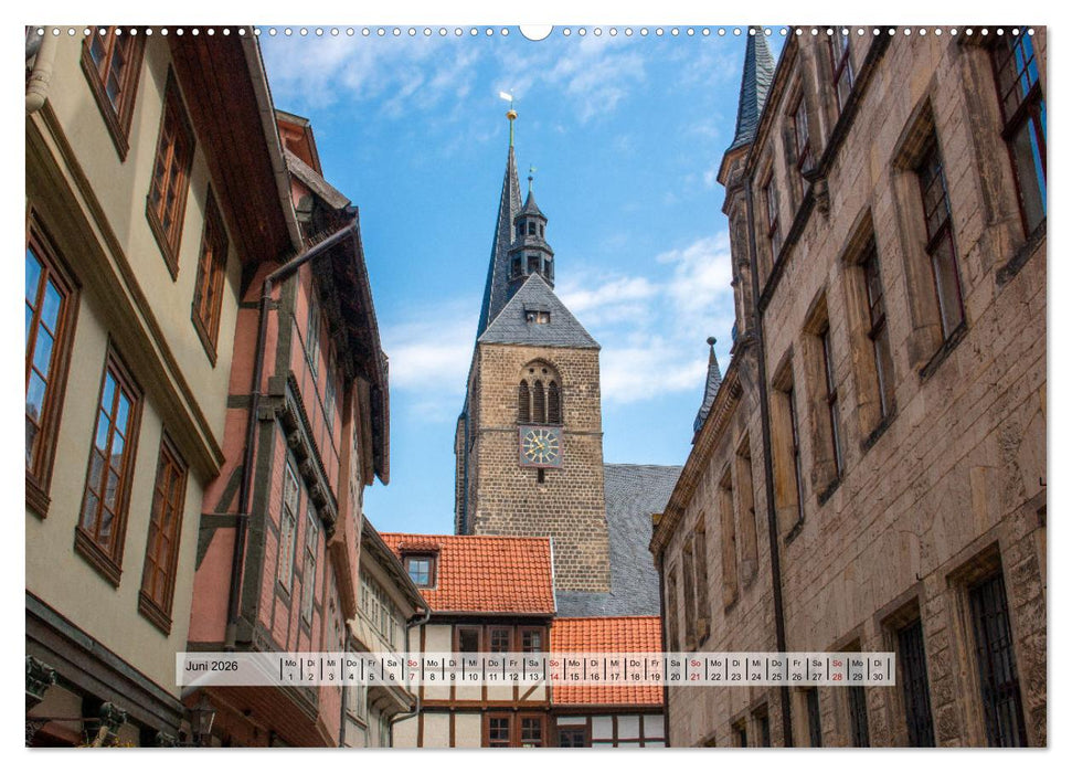 Historisches Quedlinburg - Sachsen-Anhalt (CALVENDO Premium Wandkalender 2026)