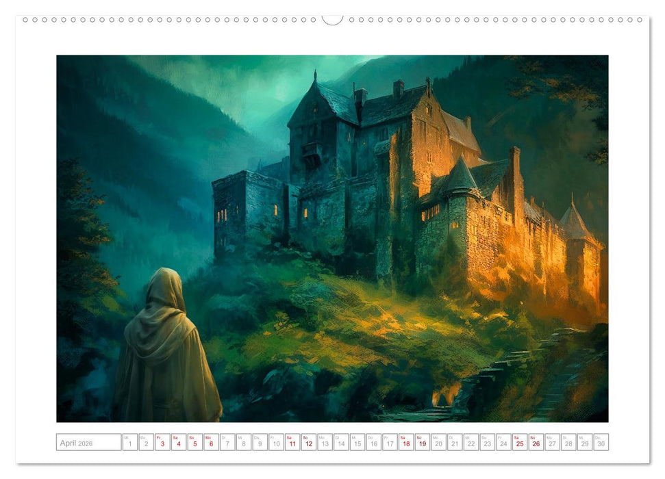 Die Reise des Magiers (CALVENDO Premium Wandkalender 2026)