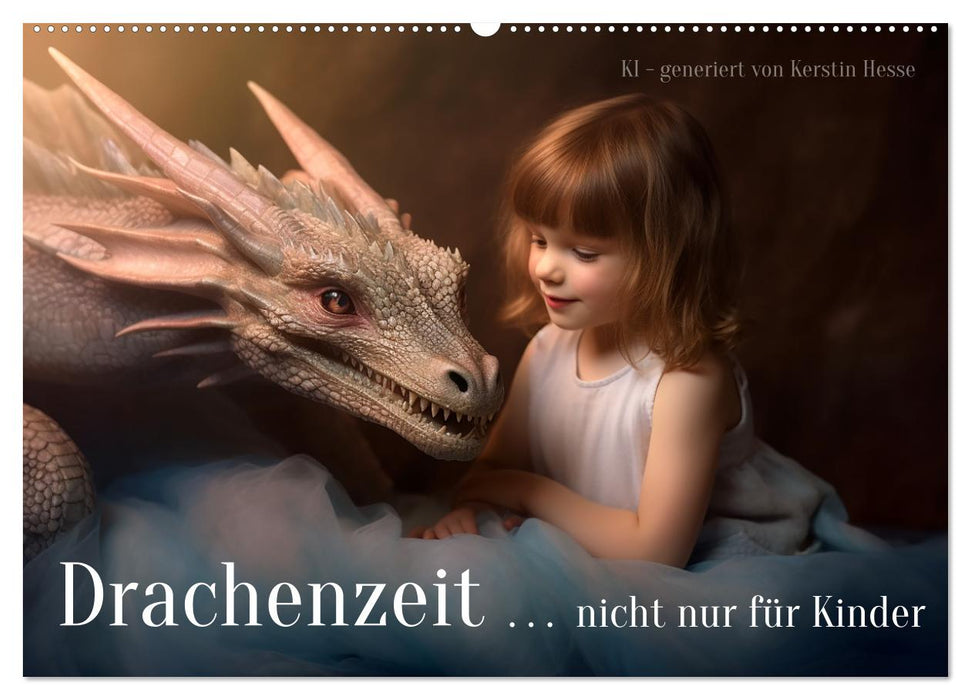 Drachenzeit . . nicht nur für Kinder (CALVENDO Wandkalender 2026)