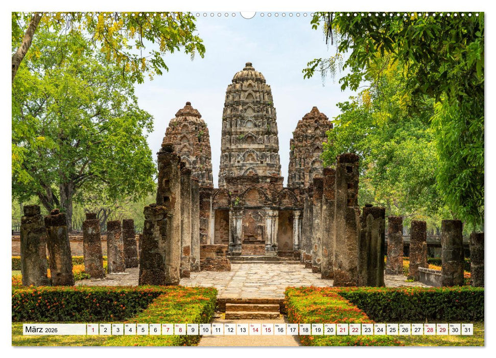 Thailand - Welterbe Sukothai (CALVENDO Wandkalender 2026)