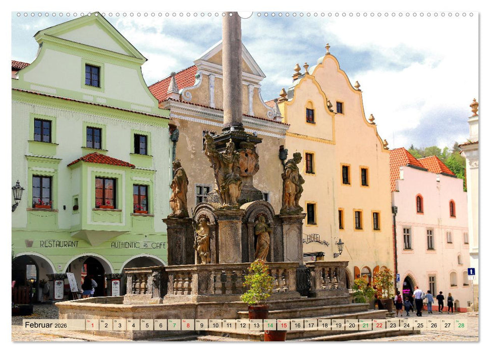 Krumau in Tschechien (CALVENDO Premium Wandkalender 2026)