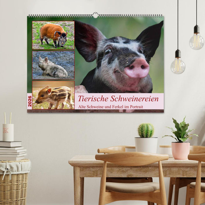 Tierische Schweinereien (CALVENDO Wandkalender 2026)