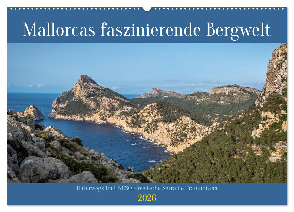 Mallorcas faszinierende Bergwelt (CALVENDO Wandkalender 2026)