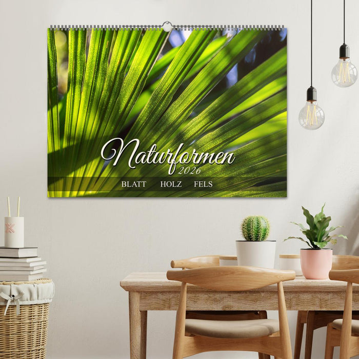 Naturformen, Blatt, Holz, Fels (CALVENDO Wandkalender 2026)