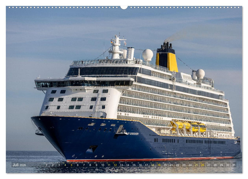 Maritime Impressionen Warnemünde (CALVENDO Premium Wandkalender 2026)