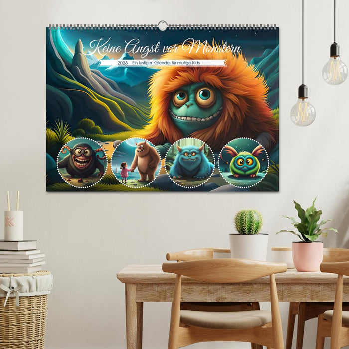 Keine Angst vor Monstern (CALVENDO Wandkalender 2026)