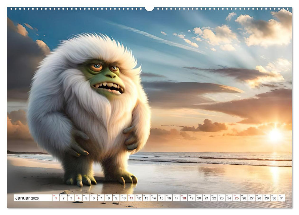 Keine Angst vor Monstern (CALVENDO Wandkalender 2026)